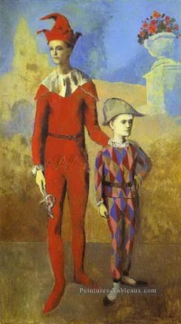 Acrobat et jeune arlequin 1905 cubiste Pablo Picasso Peinture à l'huile